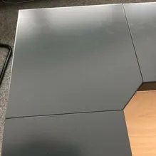 Eine Außenecke für eine Mauerabdeckung