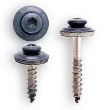 Spenglerschrauben - Torx in Anthrazitgrau auf weißem Hintergrund