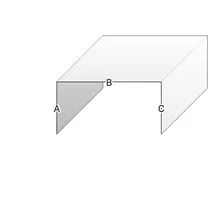 Grafik eines Stoßverbinders 